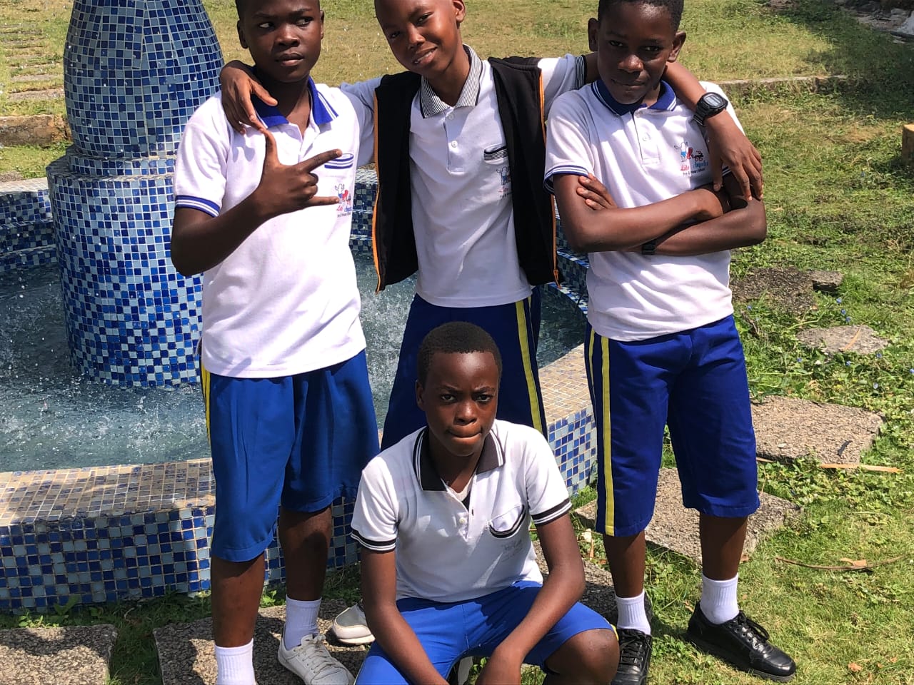 Lito Angeles pupils at the Kibwegere Campus